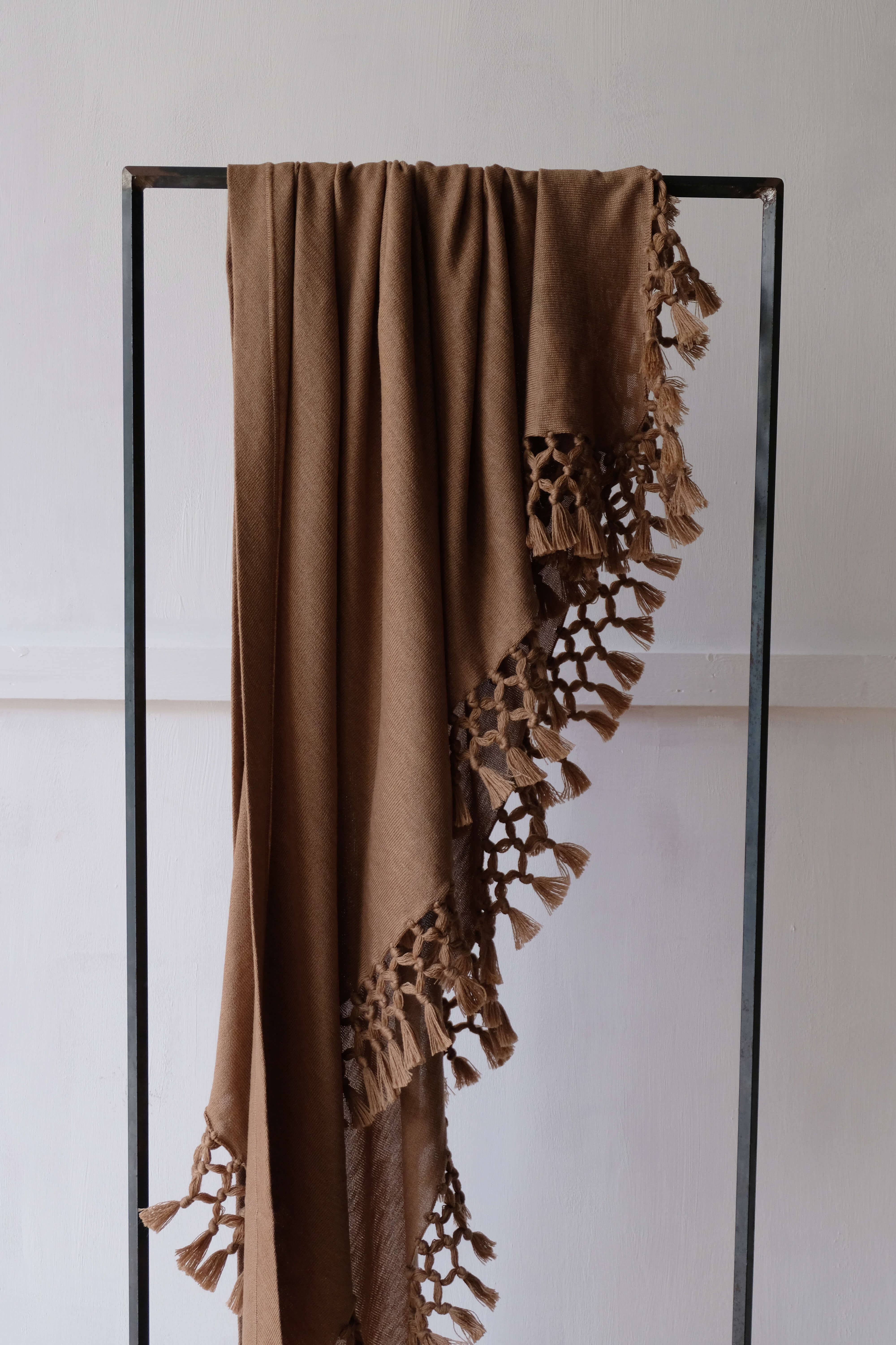 triangle shawl with fringe